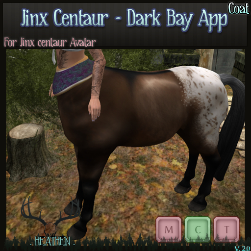 [. HEATHEN .]  Jinx Centaur Skin  -Dark Bay App- {REZ}