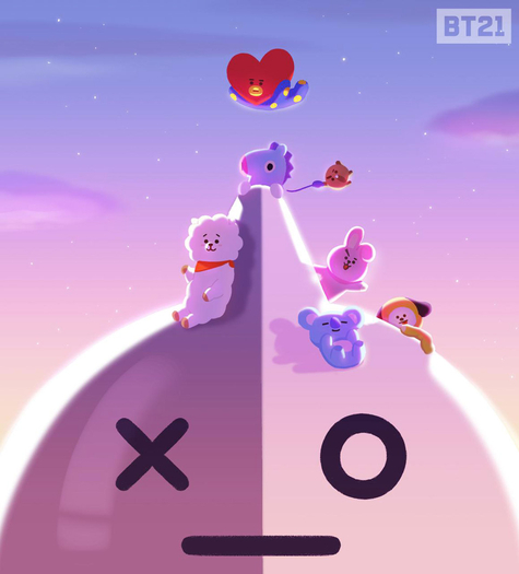 stone sweets. bt21 with van poster