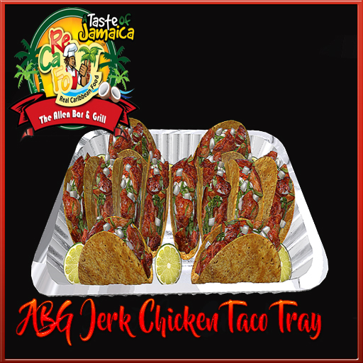 ABG Jerk Chicken Taco Tray