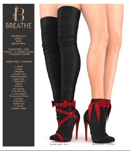 [BREATHE]-Mizumi Heels-Rose Pink-LEGACY
