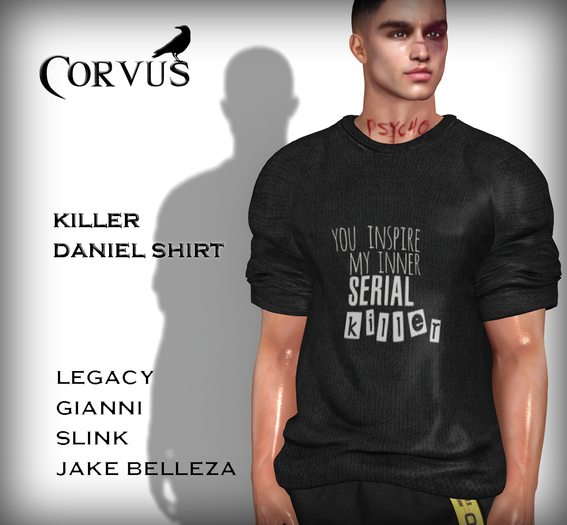 Corvus : Killer Daniel Shirt