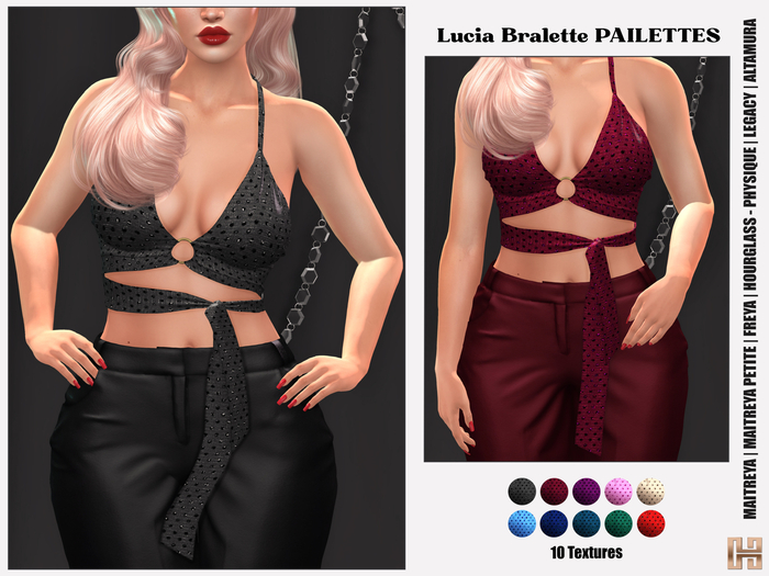 [hh] Lucia Bralette PAILETTES
