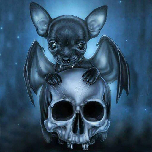 Demon Skelton Poster