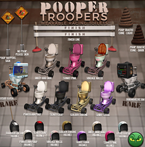 MadPea Pooper Troopers - Fishy Flush Helmet
