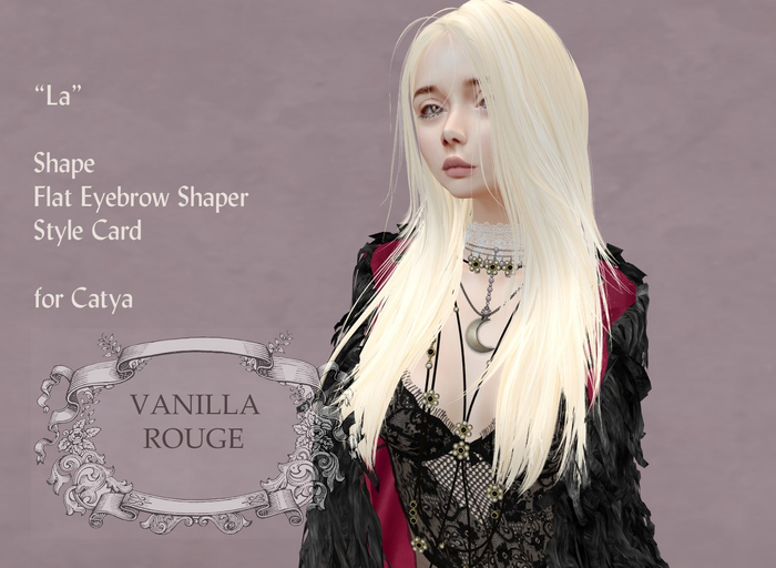 "La" Fairy SHAPE for CATYA Plus Flat Eyebrow Shaper, Style Card