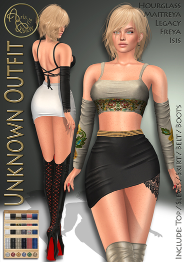 ***ArisArisB&W~Unknown Outfit - HUD