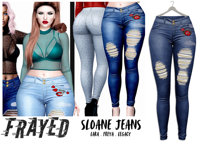 Frayed - Sloane Jeans - Chill