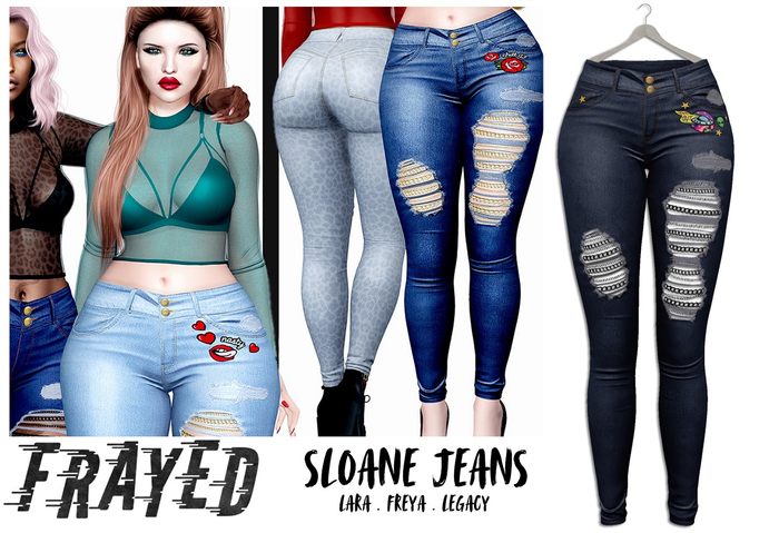 Frayed - Sloane Jeans - Space