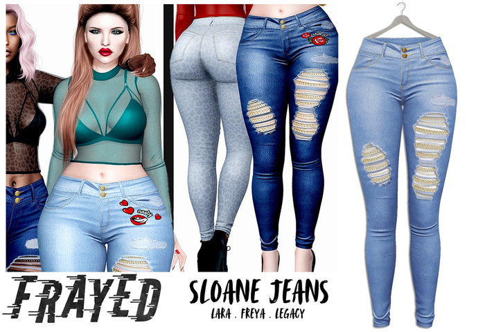 Frayed - Sloane Jeans - Light