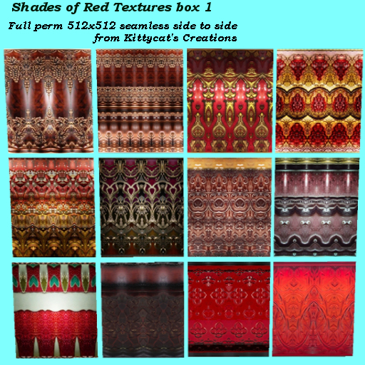 Shades of Red 1 box
