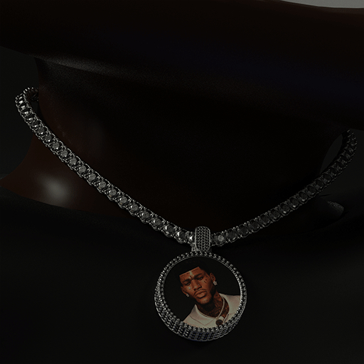 Faygo Mini Picture Pendant(Silver)