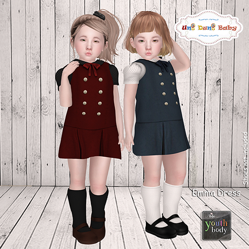 {UDB} Emma Dress Blue