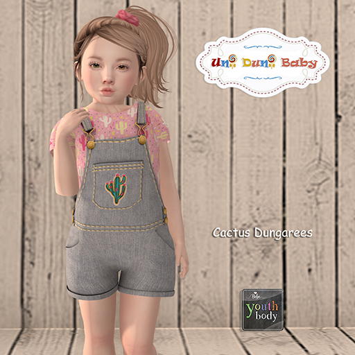{UDB} Cactus Dungarees Light blue Youth