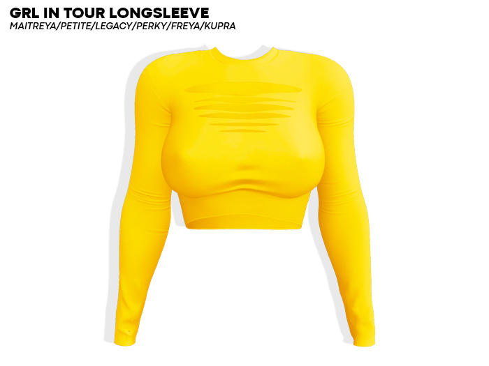 ROULY :: Grl in Tour Longsleeve - Yellow