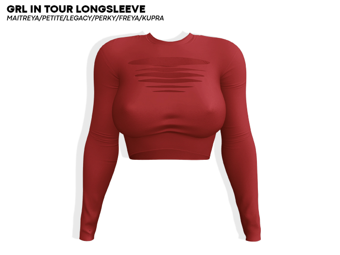 ROULY :: Grl in Tour Longsleeve - Wine