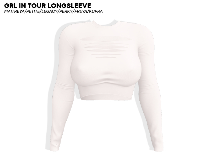 ROULY :: Grl in Tour Longsleeve - White