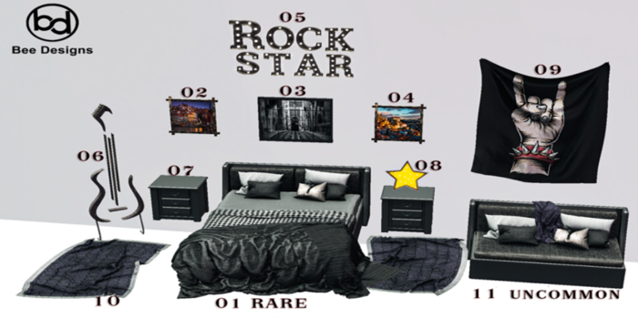 Bee Designs Rock Star gacha 2