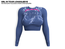 ROULY :: Grl in Tour Longsleeve - ThunderNavy