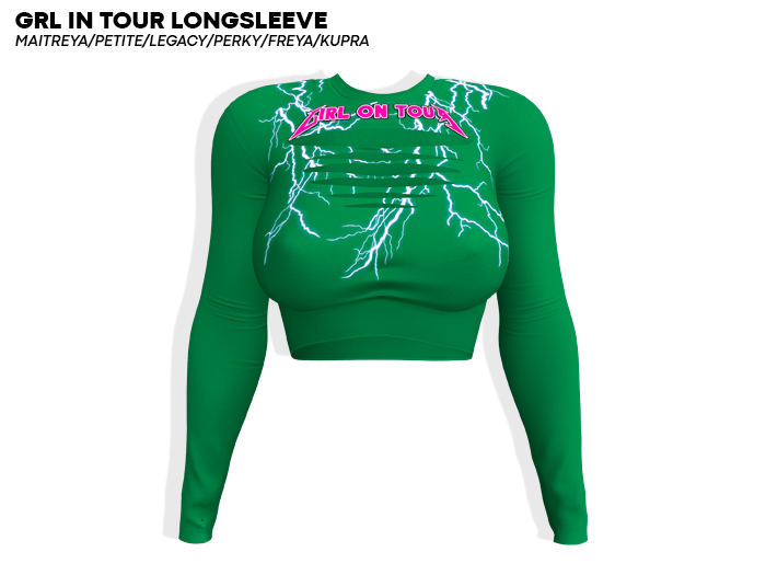 ROULY :: Grl in Tour Longsleeve - ThunderGreen
