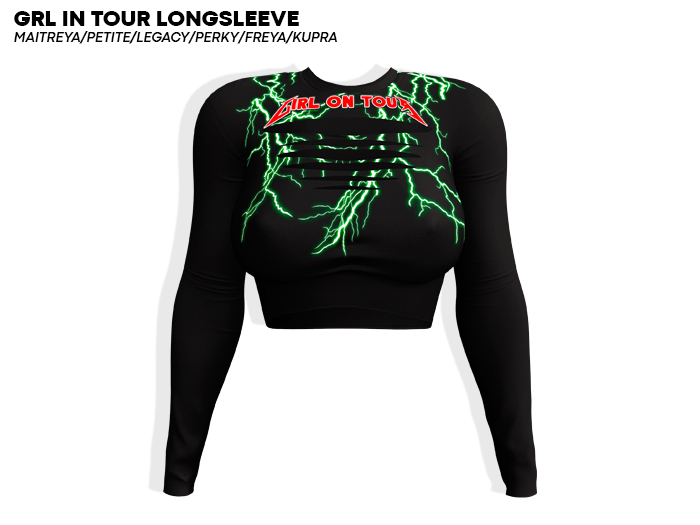 ROULY :: Grl in Tour Longsleeve - ThunderBlack3