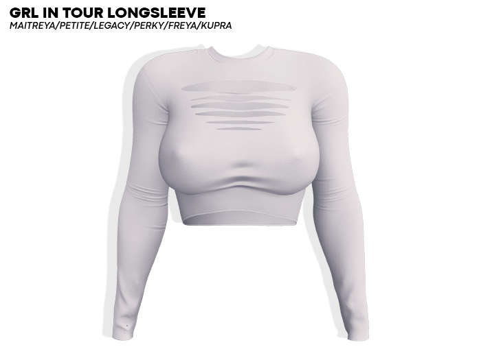 ROULY :: Grl in Tour Longsleeve - Silver