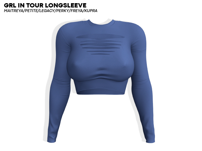 ROULY :: Grl in Tour Longsleeve - Navy
