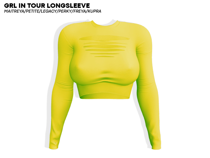 ROULY :: Grl in Tour Longsleeve - Lime