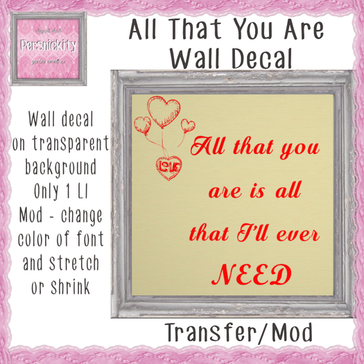 All That you Are Wall Decal
