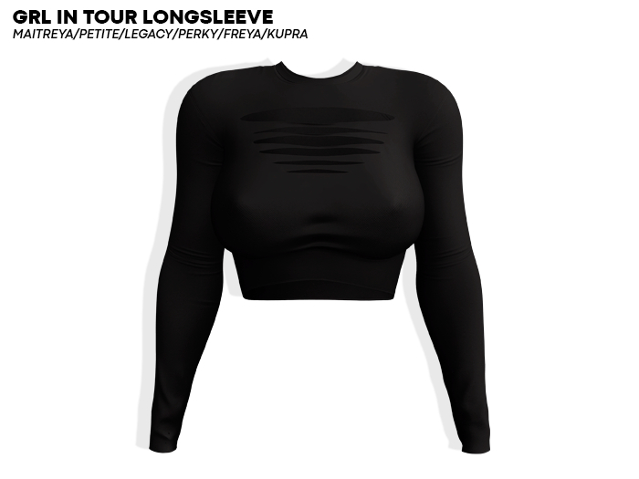 ROULY :: Grl in Tour Longsleeve - Black