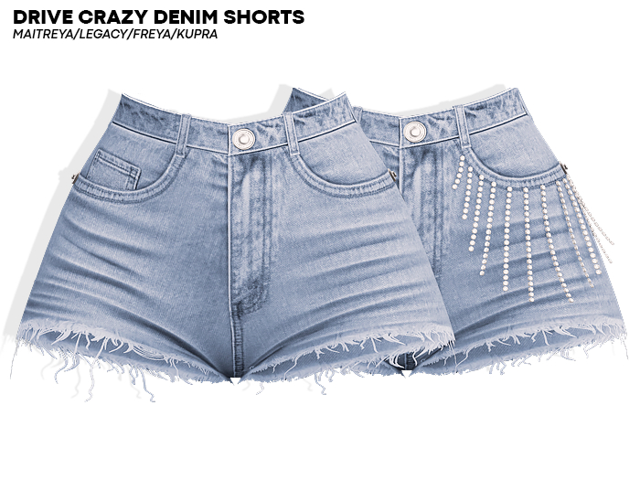 ROULY :: Drive Crazy Denim Shorts - Basic
