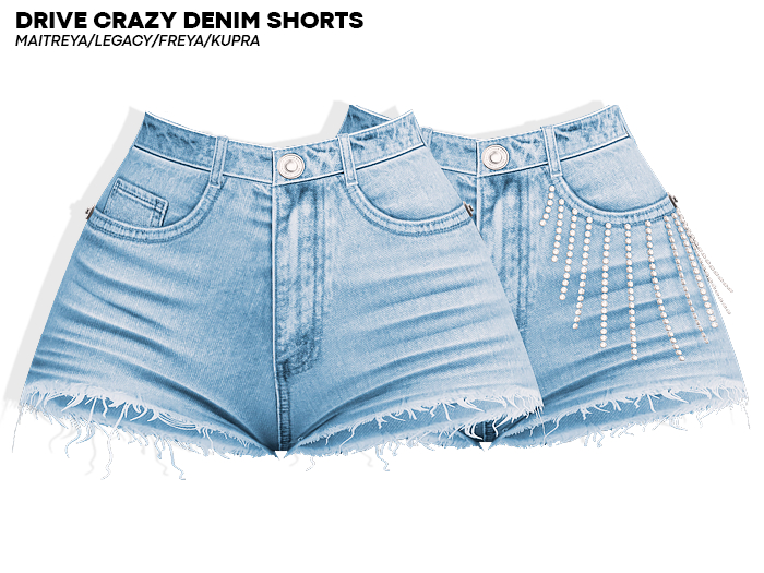 ROULY :: Drive Crazy Denim Shorts - Pleasure