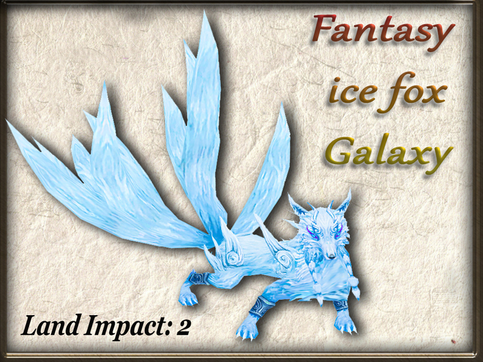 Fantasy - Ice fox Galaxy  (2 Li ) Full Perm