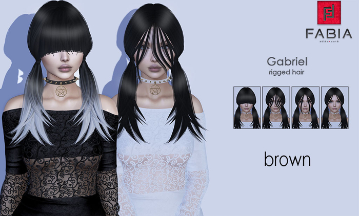 -FABIA- Mesh Hair   < Gabriel> Brown