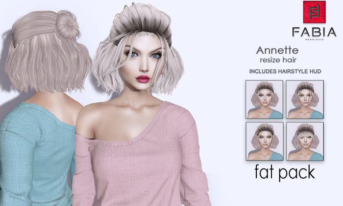 -FABIA- Mesh Hair   < Annette> FatPack