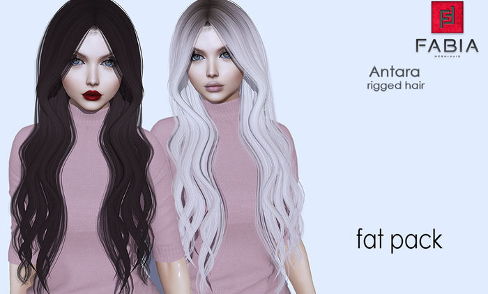 -FABIA- Mesh Hair   < Antara> FatPack