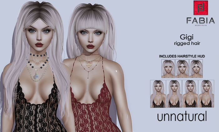 -FABIA- Mesh Hair   < Gigi> Unnatural