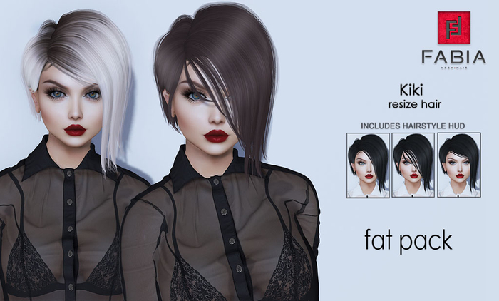 -FABIA- Mesh Hair   < Kiki> FatPack