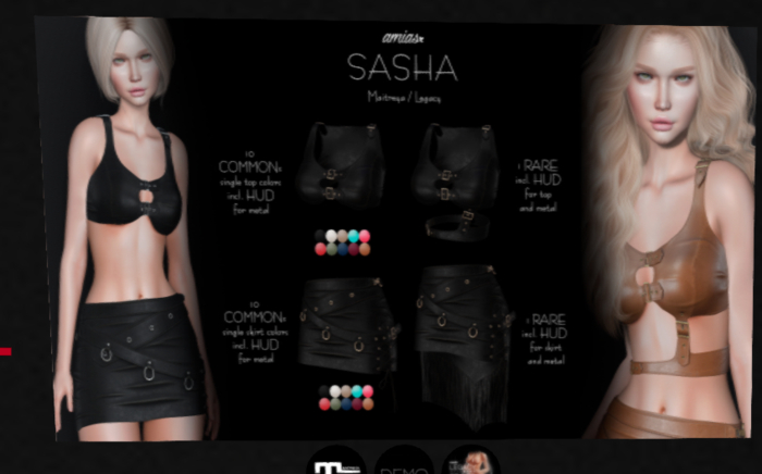 amias - SASHA skirt sky - Maitreya - !REZ ME!