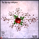 FC- FULL PERM Mesh The Rose hip centerpiece 