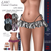 LMC TGA - Zebra - Textures for the LMC Mini Skirt XII - 