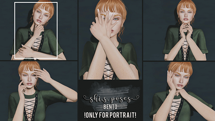 shi.s.poses BENTO Portrait #6 - shape included Catwa Catya