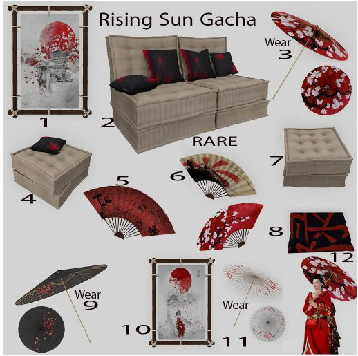 Bee Designs Rising Sun Gacha 3-wear