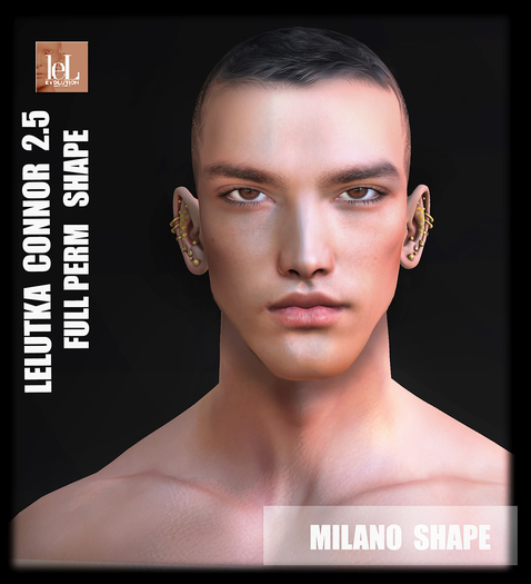 LELUTKA CONNOR 2.5 - MILANO SHAPE * FULL PERM 