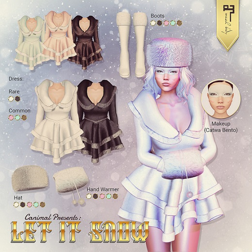 [Canimal] Let It Snow - Boots White