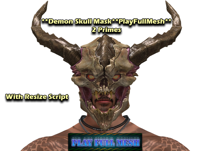 **Demon Skull Mask**PlayFullMesh