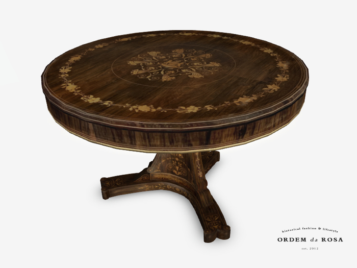 Ordem da Rosa - Charles X Round Dining Table