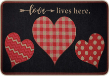 ^Dejavu^ Full Perm Valentines Heart Rug 06
