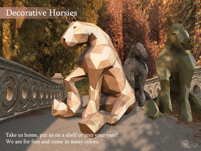 Pace. Decorative Horsies