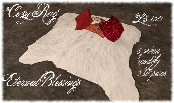 Eternal Blessings Cozy-by-the-Fire Rug (boxed)