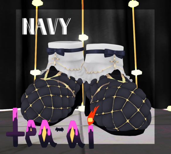 [tea-ai]MarshmallowBoots(nonrigg)Navy